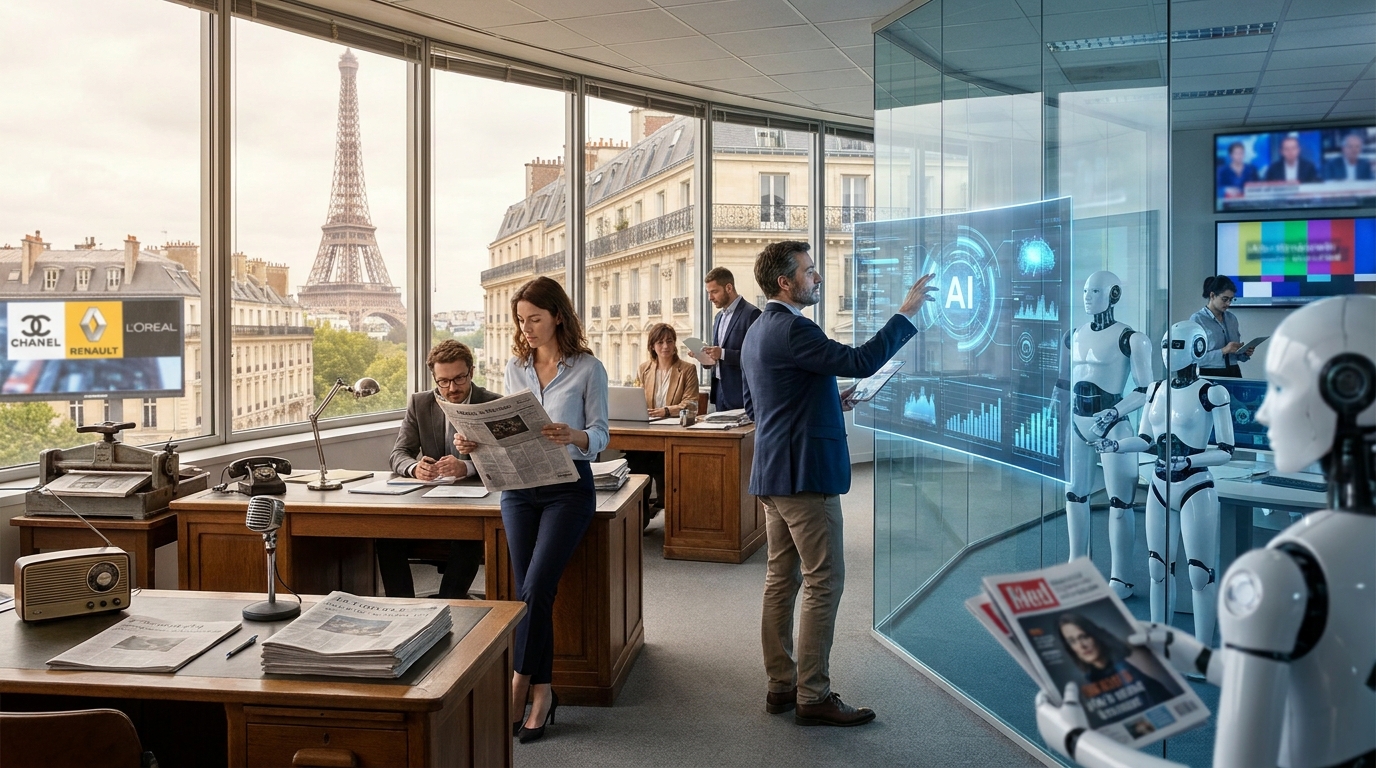 découvrez comment les marques françaises réinventent leur stratégie publicitaire en réinvestissant les médias traditionnels grâce aux opportunités offertes par l'intelligence artificielle.