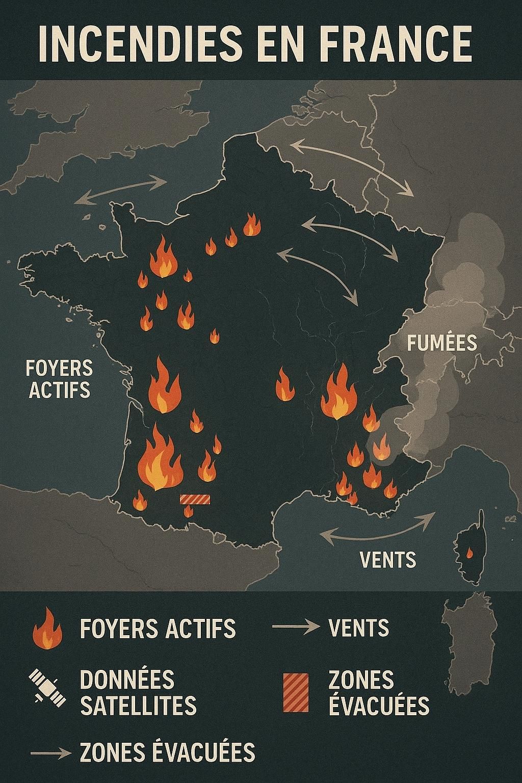 découvrez comment localiser en temps réel les incendies actifs en france grâce à des cartes interactives précises et actualisées pour mieux suivre l'évolution des feux.