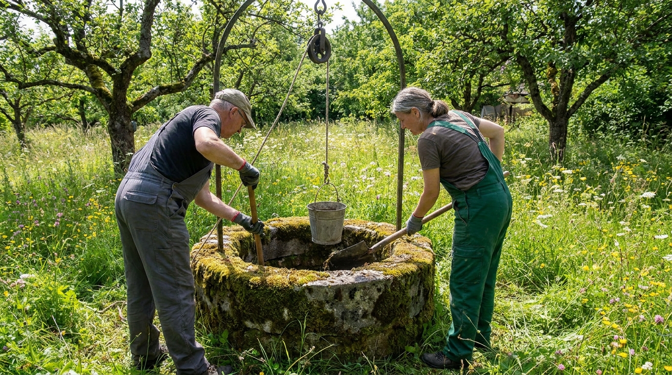découvrez comment réactiver un vieux puits dans votre jardin en 3 étapes simples pour bénéficier d'une irrigation gratuite et écologique.