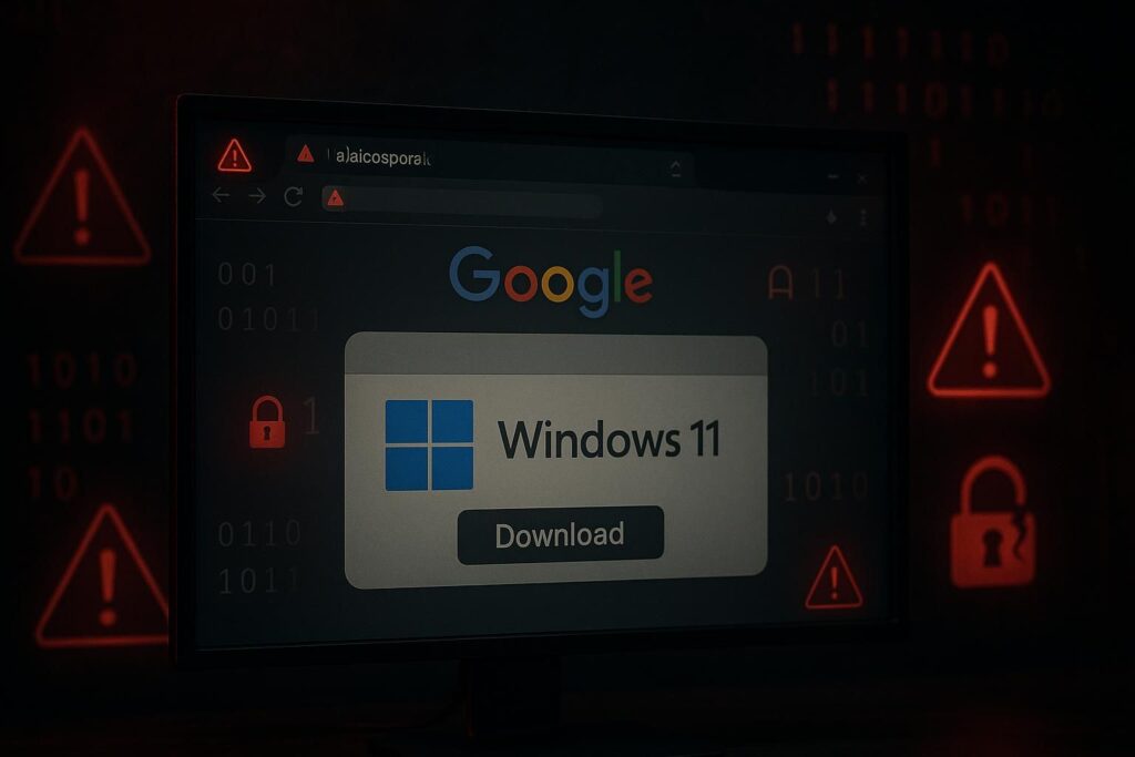 découvrez comment plus de 70 sites frauduleux usurpent l'identité de google pour proposer des téléchargements frauduleux de logiciels windows 11. protégez-vous en restant informé sur ces menaces en ligne.