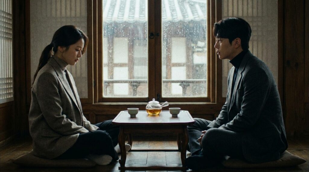 découvrez les premières images du nouveau k-drama avec seo kang jun et ahn eun jin, une histoire captivante après une décennie d'amour.