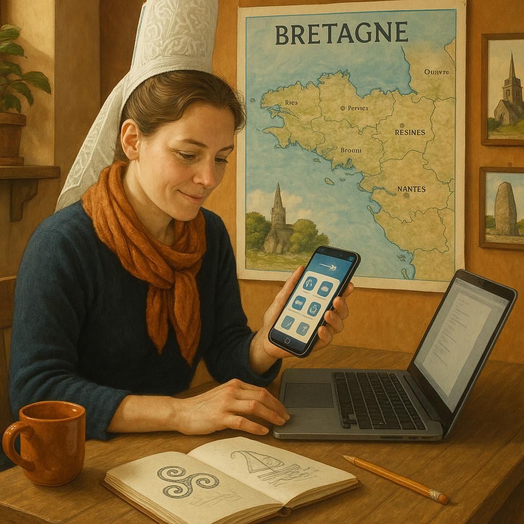 découvrez l'histoire inspirante d'une mère autodidacte qui a osé créer une application innovante pour mettre en valeur la beauté et la richesse de la bretagne.