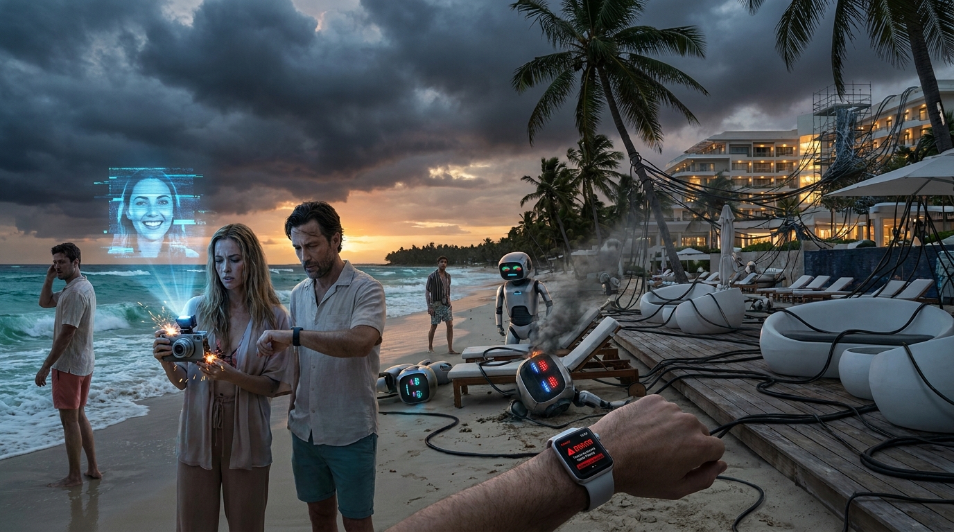 découvrez comment l'intelligence artificielle peut transformer des vacances de rêve en un véritable cauchemar, entre promesses technologiques et réalités inattendues.